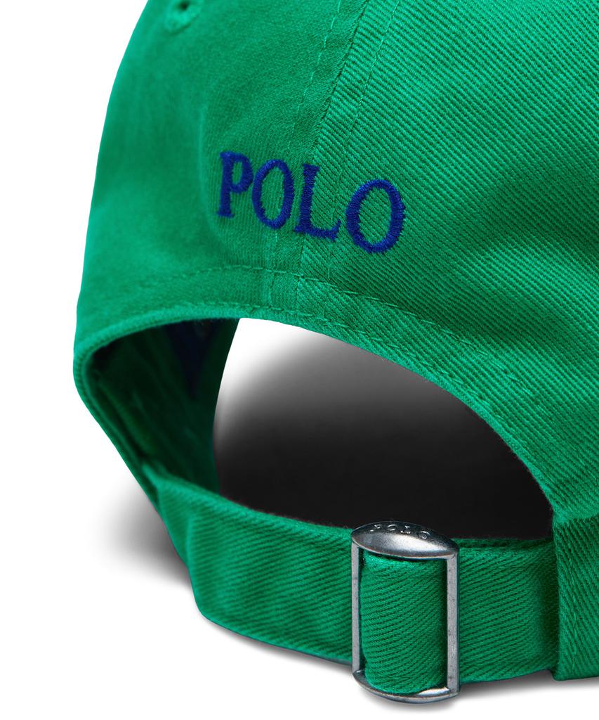 POLO RALPH LAUREN Baumwoll-Chino-Baseballkappe - Tiefgrün