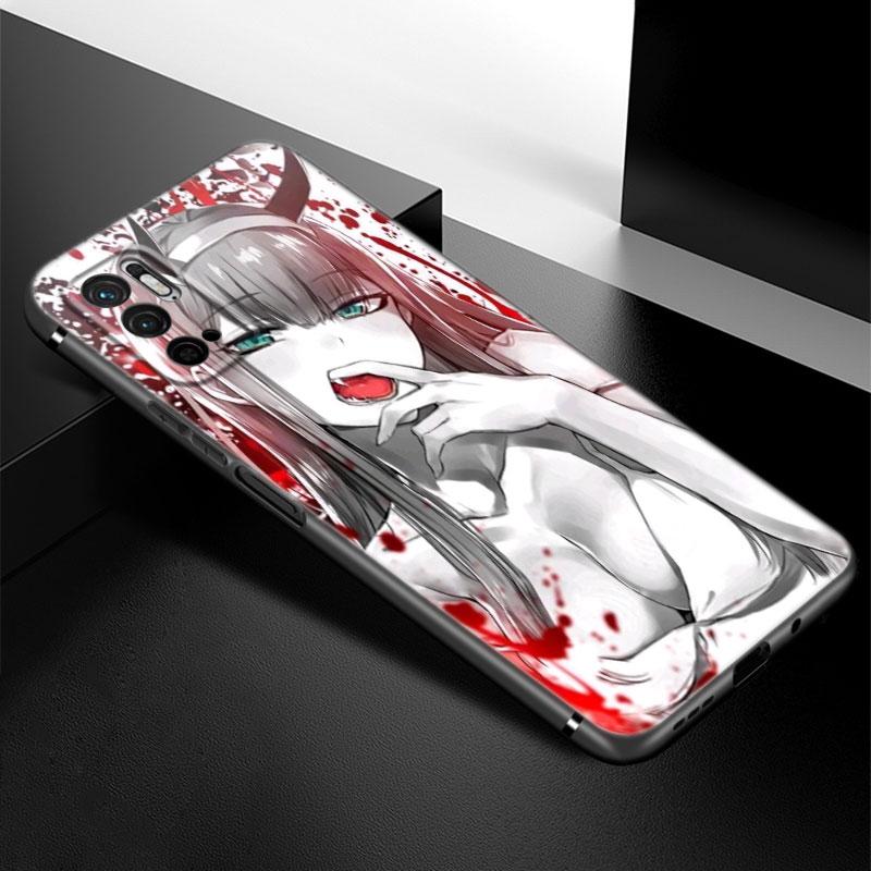 

Чехол для телефона Zero Two Darling In The FranXX для Xiaomi Redmi Note 7 8 9 10 Lite 11 11E 11T 12 Pro 11S 4G 10T 5G 8T 9S 10S Redmi Note 12 Pro 5G