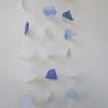 Wind Chime 3 Drop Blue and White