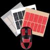 Leather Texture Universal Mouse Sticker Cut-Free Design Wear-Resistant Anti-Skid Mouse Sticker Sweat-Proof DIY Mouse Grip Tape