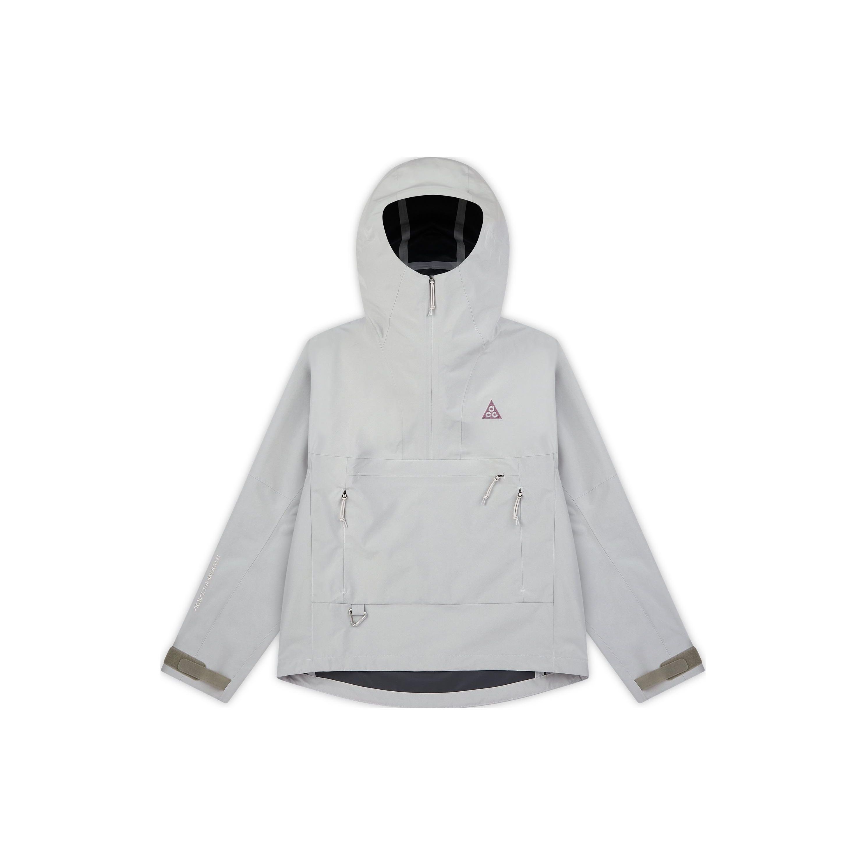 

Nike ACG Storm-FIT Solid Waterproof Windbreaker Half-Zip Hooded Jacket Women Jackets White DN3913-121 L