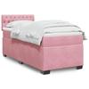Maison Exclusive - Lattenrost mit Matratze Rosa 90x200 cm Samt