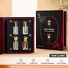 Bezalcoholowy perfum Attar w kulce dla mężczyzn i kobiet | Blu Moon, Dubai Oud, White Oud, Rose Gold | 5ML, Zestaw upominkowy 4 szt.