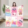 Loopy Pettys Crongs Eddys Pobys Cartoon Fuzzy blanket Pororos Throw blanket for  Sofa Bedding Lounge 200x150cm Bedspreads