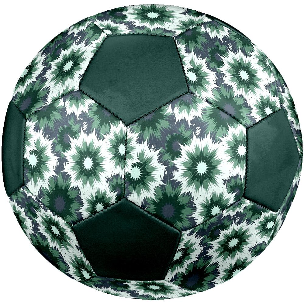 1pc Abstract Floral Durable Soccer Ball/Football, Size 5, Perfect for Training, Entertainment And Competition,Gift yy26060686