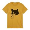Casual Shirts, Cutie Cat Tshirt, Indie Shirts, Unisex Cotton Tees T-shirt