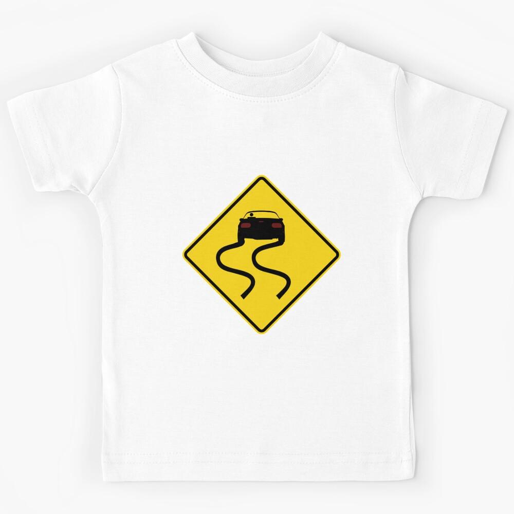 na Miata Hazard sign Kids T-Shirt 130