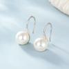 S925 Sterling Silver Retro Pearl Earrings: Elegant, Trendy, and Versatile Women's Jewelry