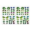 Glow In The Dark Halloween Peeking Eyes Self Adhesive Wall Stickers For Spooky Party Decorations PVC Material