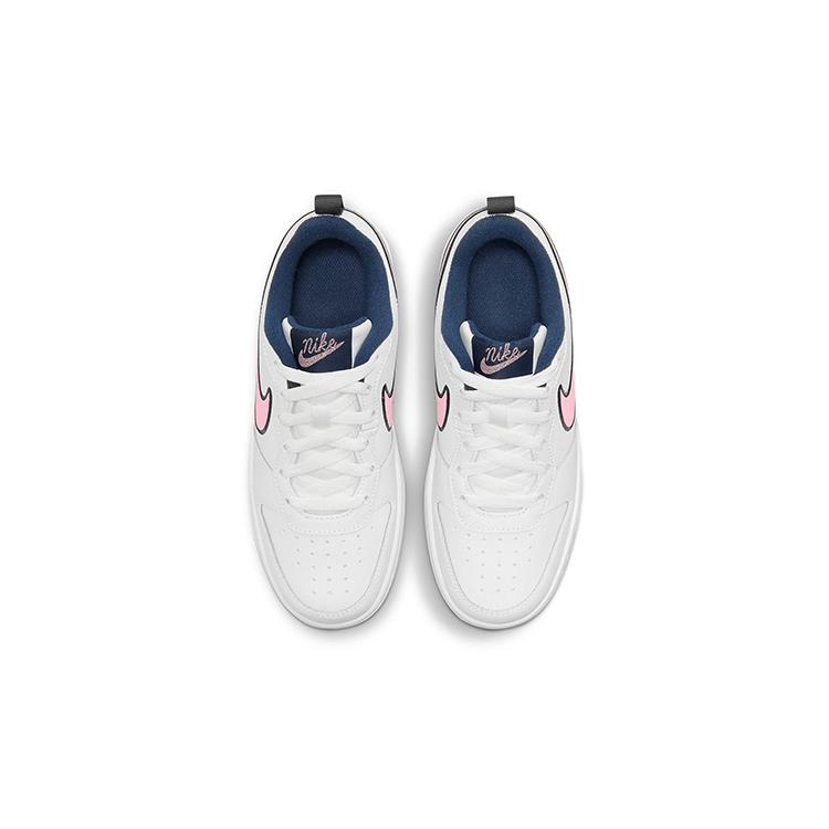 Nike Court Borough Low 2 SE1 'White Blue Pink' GS DB3090-100