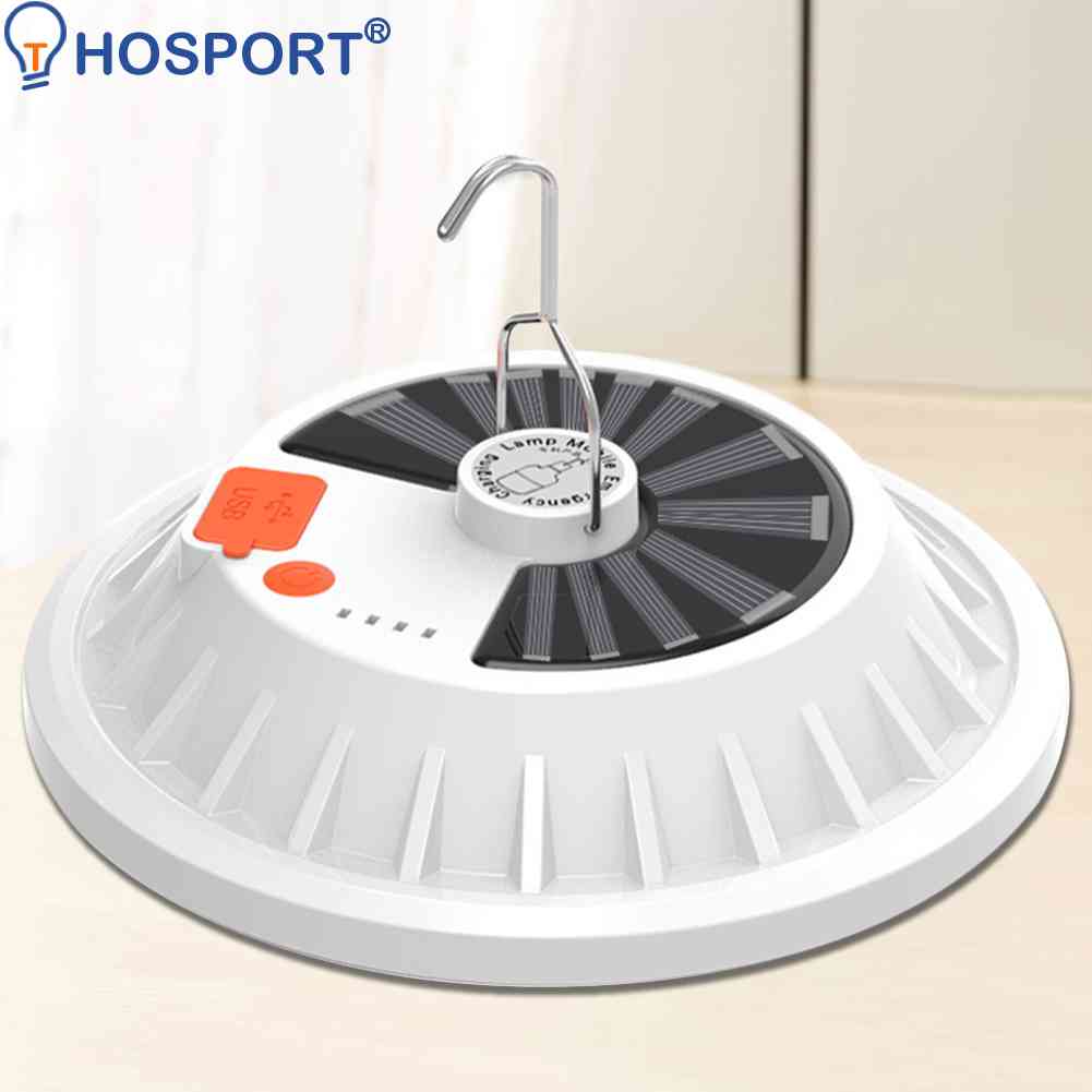 30W/60W/120W Fan Tent Light Remote Control Battery/Solar Searchlight USB Rechargeable LED Waterproof 3/5 Modes for Outdoor Home