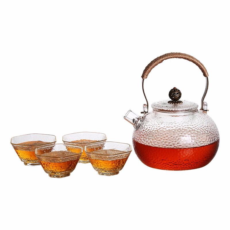 GUOZI GZ-S38 Hammered Glass Tea Set