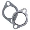 2Pcs 2.5 Inch Exhaust Manifold Gasket  Muffler Exhaust Bolt Nut Gasket Kit  For Car Exhaust