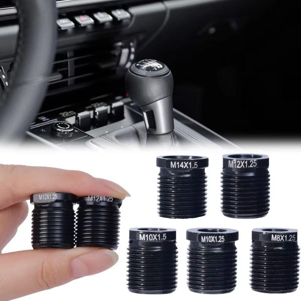 Aluminum Material Shift Knob Adapter Inside Thread Transmission Knob Adapter Thread Adapter