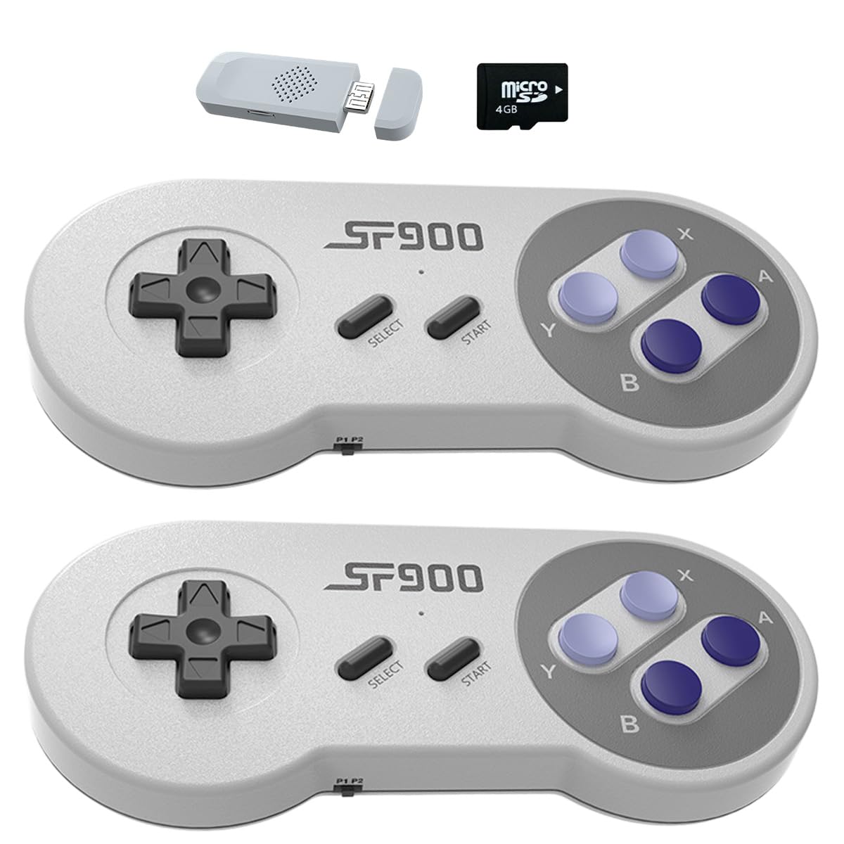 

Grigioy games can be Super Famicom type game box wireless controller game console compatible machine body retro game 4000 types [4000 played] built-in сірий колір