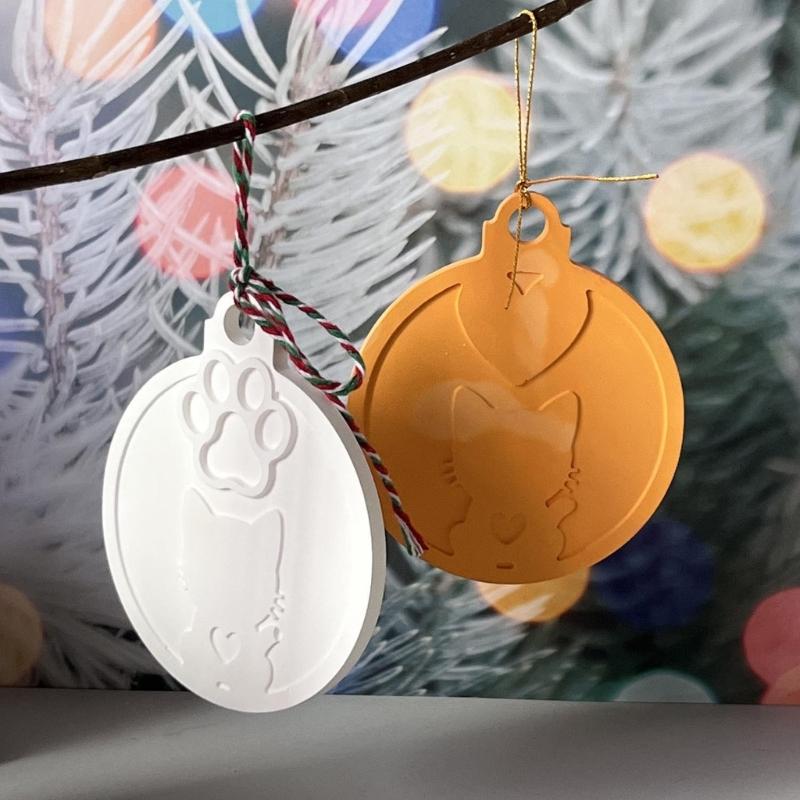 Kreative Haustieranhänger Silikonformen für Resin-Basteln, leichtes Entformen, Resin-Schmuck Silikonform für handgemachten Schlüsselanhänger