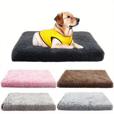 Plush Square Kennel Cat Cushion Pet Nest Deep Sleep Dog Sofa Bed Dog Cushion Pet Supplies