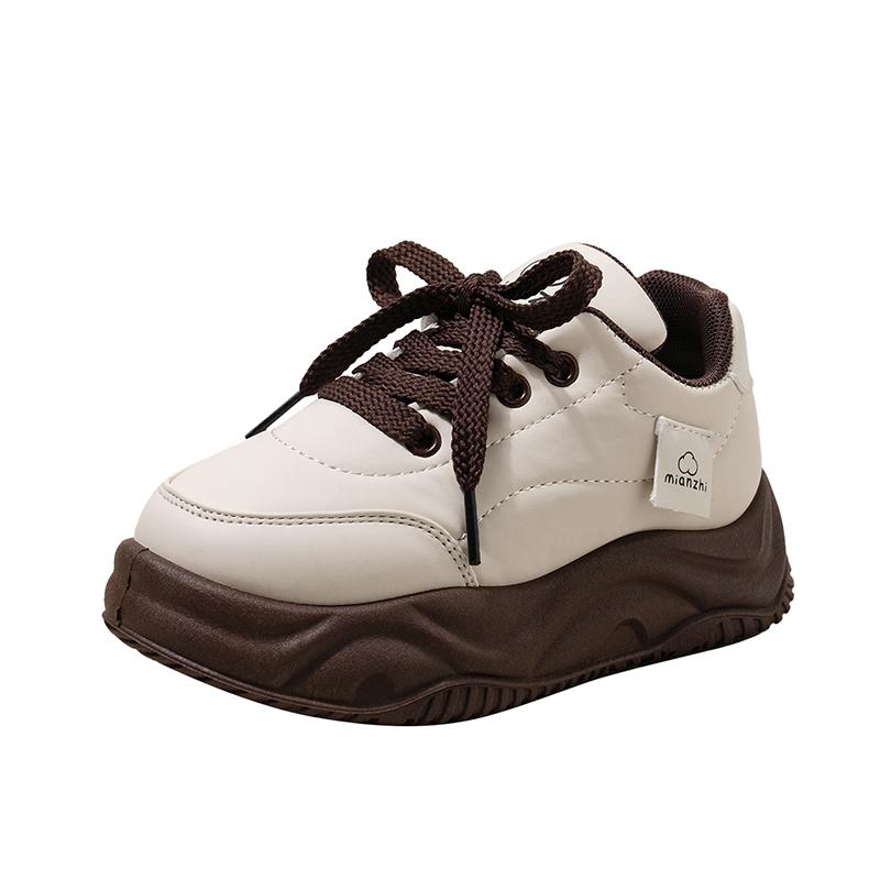 

Autumn/Winter New Children s Cotton Shoes Bread Shoes Fleece Thick Bottom Warm Sports Shoes Casual Shoes Skate Kids Shoes 28 хаки