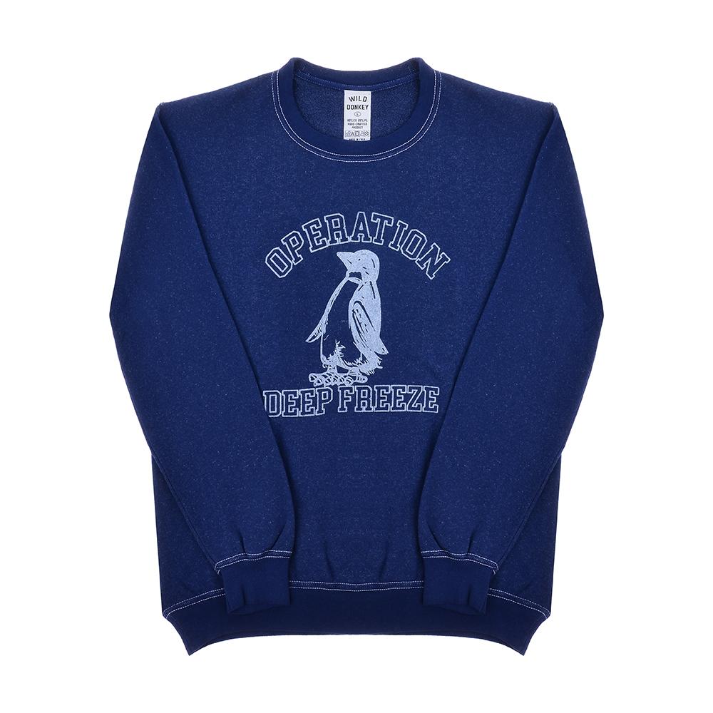 Wild Donkey Unisex Sweatshirt Fg Freeze Dyed Navy Blue FG-FREEZE DYED NAVY BLUE XL 23800₽
