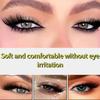 XF 5 Pairs Fox Eye Lashes 3D Silk Fluffy Faux Mink False Cat Eyelashes Custom Packaging Box with Private logo