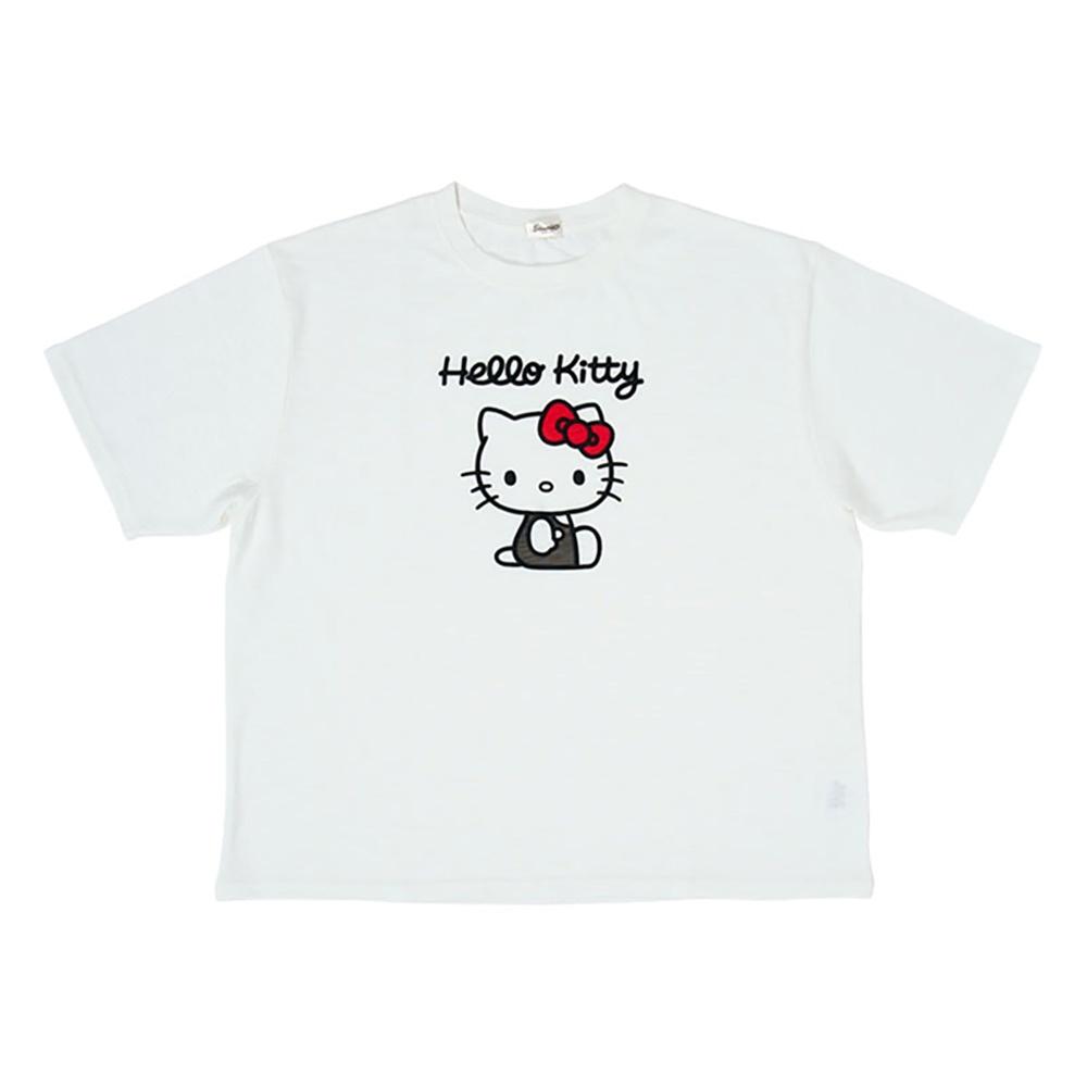 Sanrio Oversized T-shirt Hello Kitty White 824801