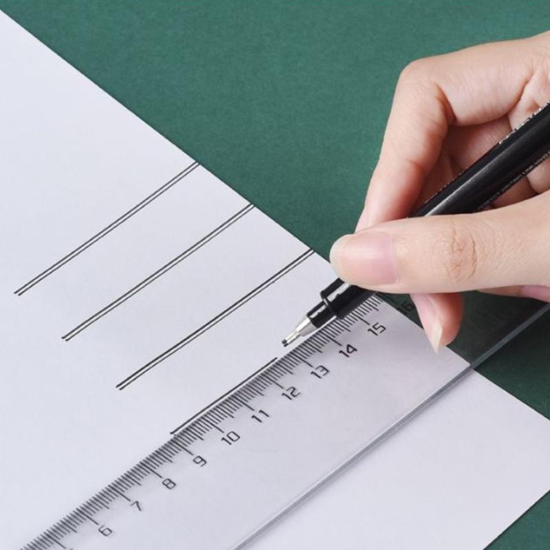 Double-Line Gel Pen 0.1Mm/0.3Mm/0.5Mm, Essential For Architectural Design Exams, Note-Taking, And Painting