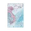 The Vietnam Map Wall Art Poster Decoration Background Home Office Shcool Suppiles