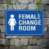 1pc Vintage Female Change Room 2D Tin Sign 8x12in Unframed Metal Plaque Retro Wall Art Decor Indoor Outdoor Unique Gift