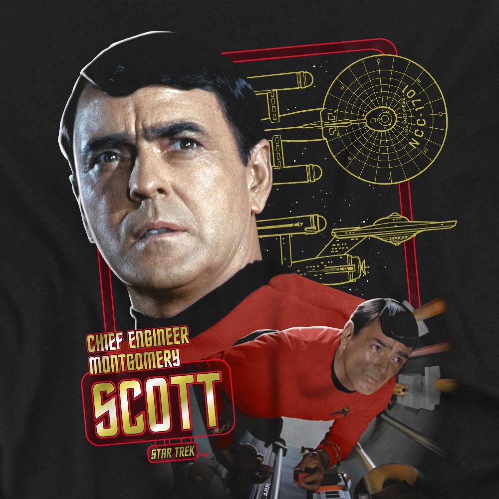 STAR TREK Mens Chief Engineer Scott T-Shirt