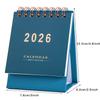 Thicken Mini Pink Desk Calendar 2026 2026 Simple Ins Tabletop Calendar Flip Monthly Notepad Schedule Planner Calendar Office Use