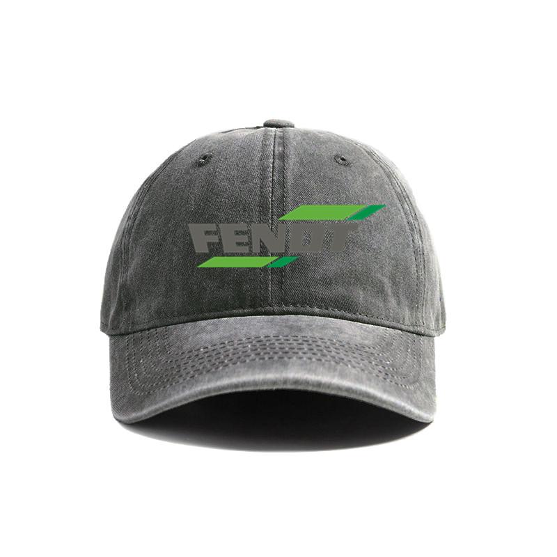KUNS CAP Fendt Landbouw Tractoren Verweerd Baseballpet Cool Unisex Retro Buiten Zomer Verstelbaar Papa Fendt Hoed