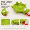 Handmade Crochet Animal Coaster 1D Lizard Squirrel Creative Desk Decor for Home Table Tea Coffee Decoration Coffee Mat Gift Use