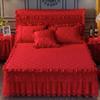 Home Warm Cotton Bed Spreads Thickened King Size Bed Cover Antiskid Bed Cover Lace Bedspreads Queen Size Bed Decoration