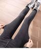 Plus Size Velvet Base Layer Yoga Pants for Women - Spring/Autumn 2026, Thickened Denim for Chubby Girls