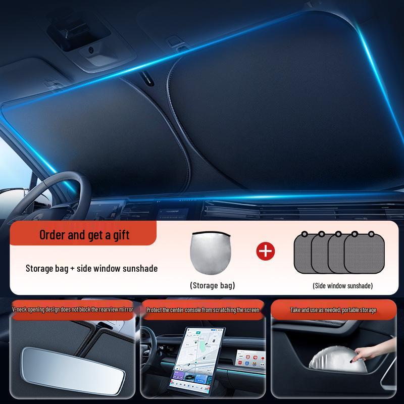 

Солнцезащитный козырек для автомобиля Buick: Зонт на лобовое стекло для Envision, Velite 6, Excelle, Regal, GL8, LaCrosse Velite 6 EV (includes four side shades)