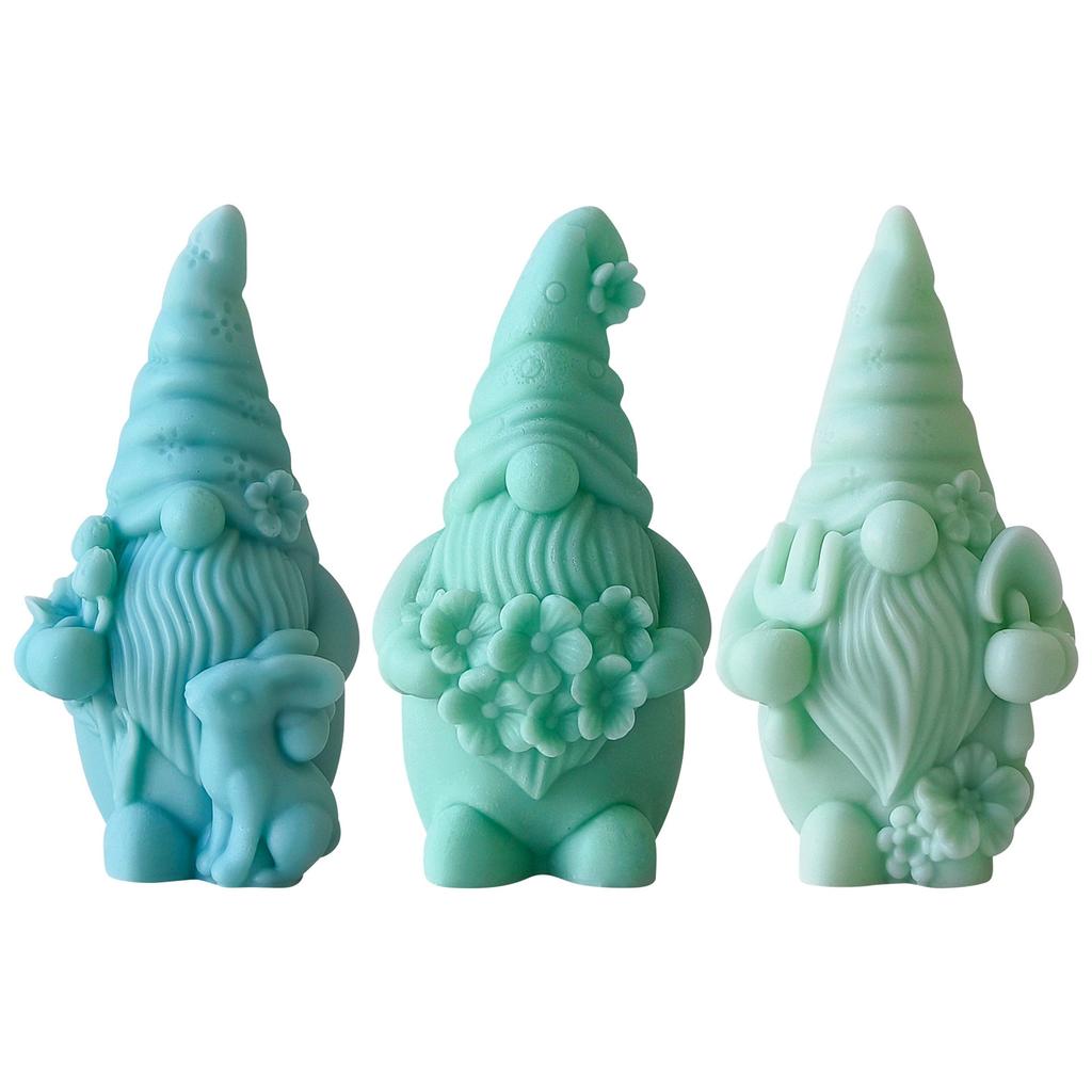 Easy to Clean Silicone Dwarf Mold for Candle Making 3D Dwarf Shape Ornament Perfect Present for Crafting Enthusiasts