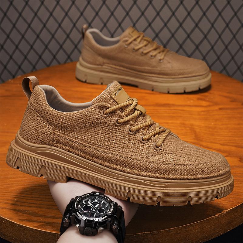 

New Men s Classic Summer Fashion Low Top Skateboarding Shoes Comfortable Soft Sole Sneakers 44 хакі