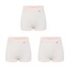 Your Sun Women's Ribbed Cotton 3-Pack Boyshorts
