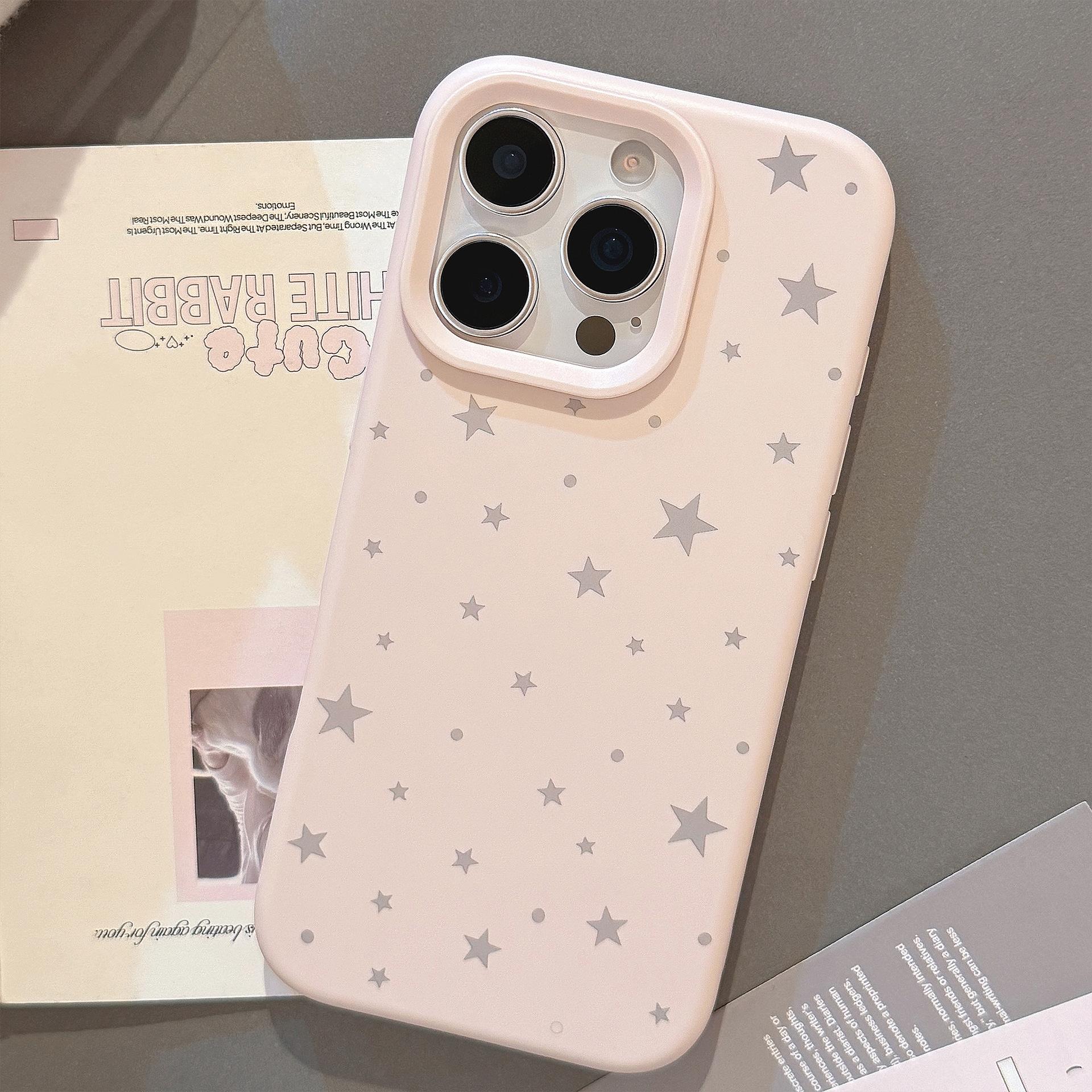 

Full Screen Stars Iphone17 Mobile Phone Case Apple 15 Anti Fall 13 Niche 16pro Max Suitable for 12 Soft 12pro max(6.7)