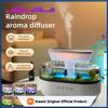 Xiaomi New Aroma Humidifier Raindrop Air Humidifier Colorful Atmosphere Light White Noise Music Essemtial Home Oil Fragrance Diffuser