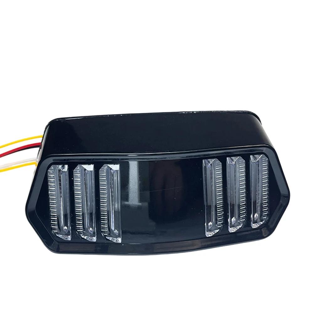 

12V Motorcycle DRL Daytime Running Lamp Flowing Taillight Brake Turn Signal Indicators All in One Universal Motorcycle Lights
