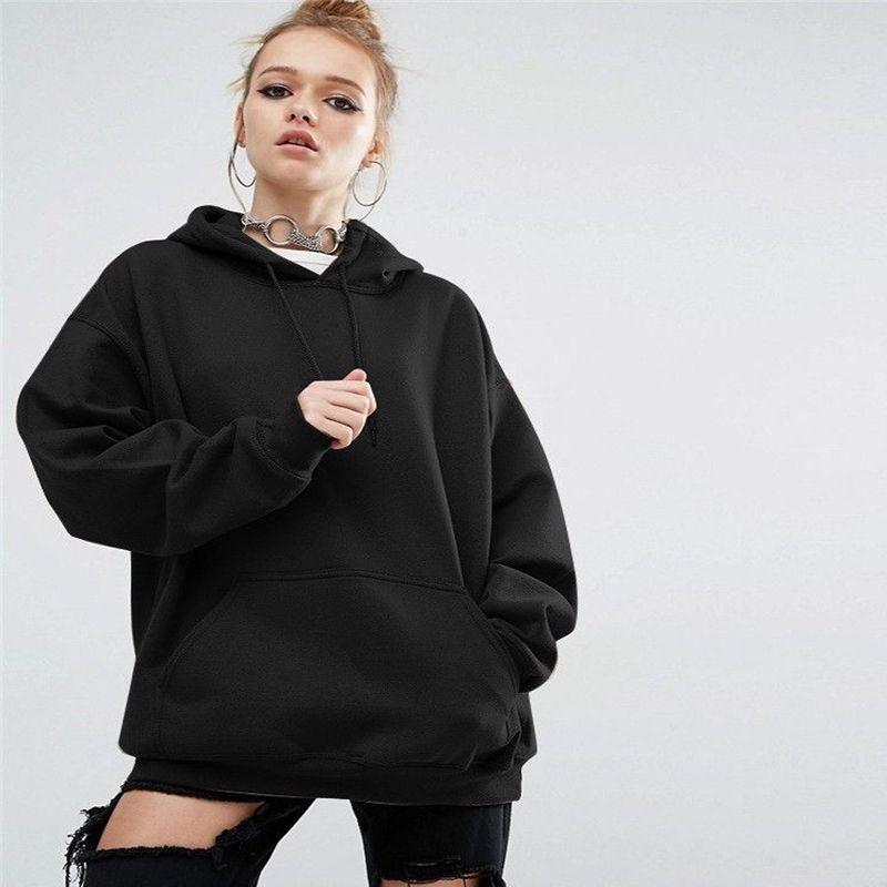Cozy Autumn And Winter Pure Color Sweater With Long Bat Sleeves