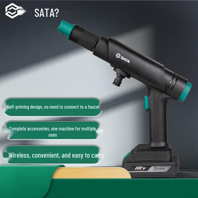 SATA 18V Cordless High-Pressure Washer