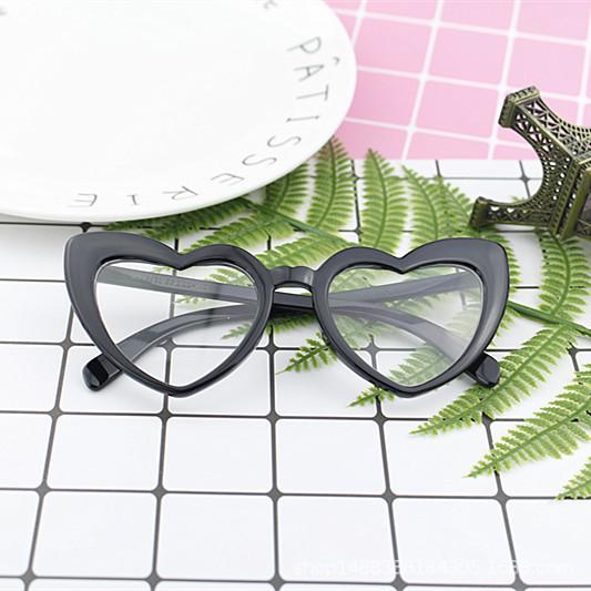 Love Women'S Sunglasses Cute Heart-Shaped Sunglasses Trendy Peach Heart Sunglasses 15983