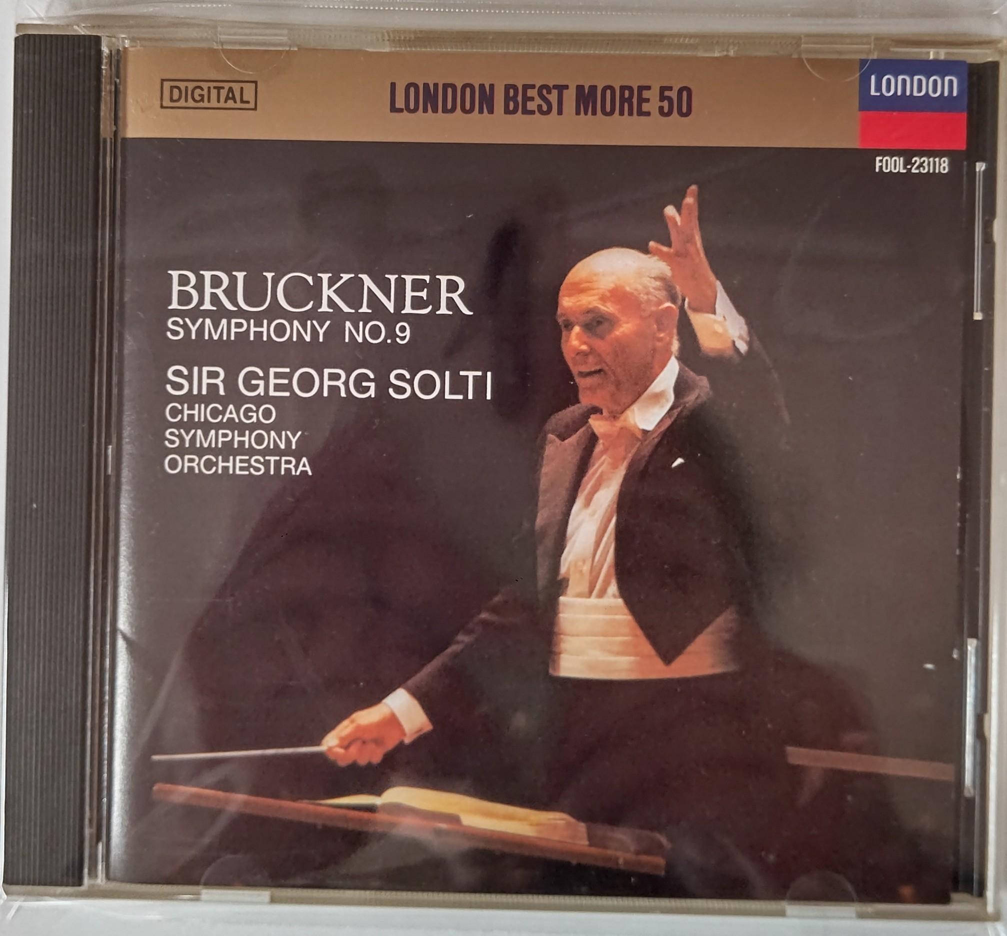 

CD GEORG SOLTI CHICAGO SYMPHONY ORCHE Bruckner Symphony No.9 F00L23118 LONDON Japan Classical Used