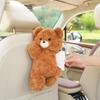 Plush Animal Tissue Box Cute Cartoon Bear Paper Storage Adorable Napkin Box Napkin Tissue Box Case Holder For Traveling