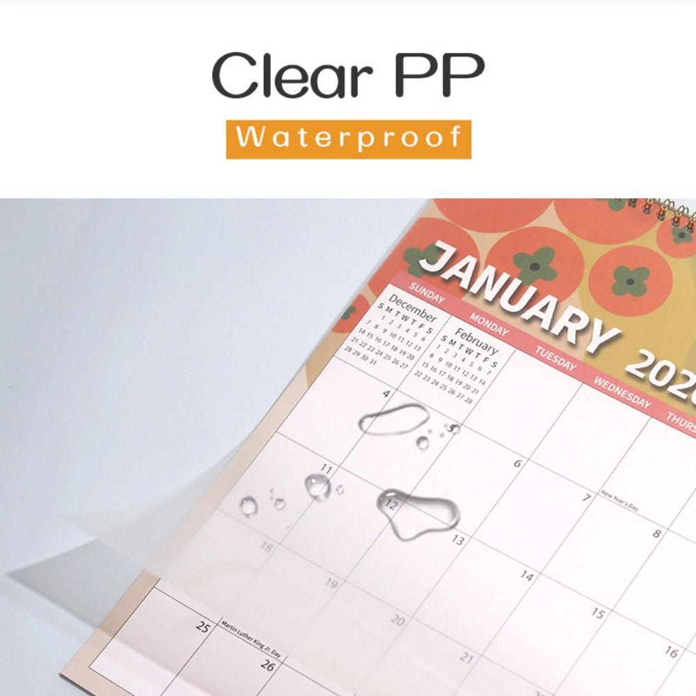 Wire-O-Bindung Tagesplaner Kalender Faltbarer Hängekalender Tragbarer 2026 Wandkalender Büro
