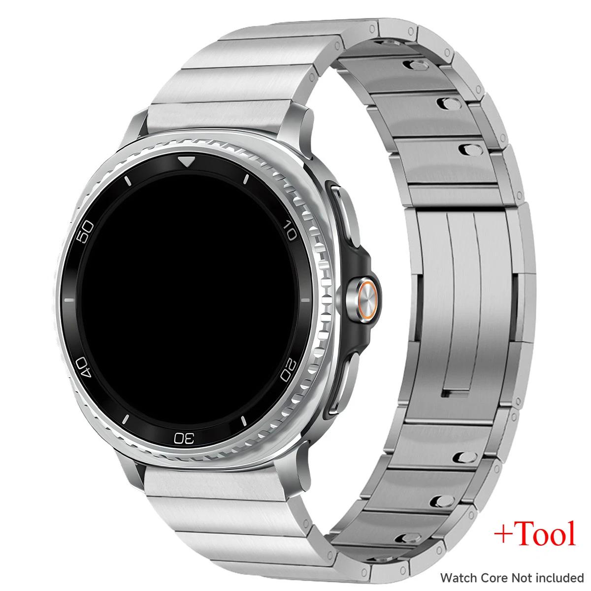 

НОВЫЙ Роскошный Металлический Ремешок для Samsung Galaxy Watch 8/8 Classic 46мм Сменный Ремешок для Galaxy Watch 8 40 44мм Аксессуары для Часов Watch 8 40mm