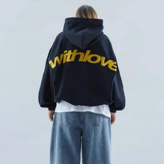 Oversized Drop Shoulder Trendy Unisex Pullover Hoodie for Autumn/Winter