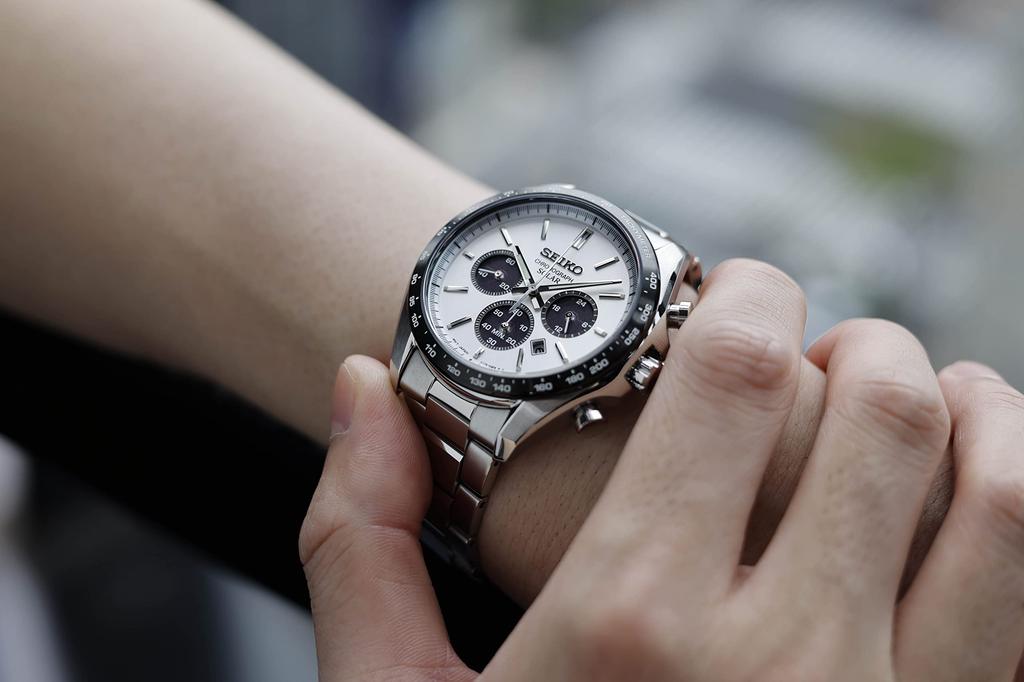Seiko Watch SBPY165 Seiko Selection Solar Chronograph The Standard Watch Men's
